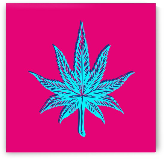 Pop Art Cannabis Leaf by PopArtApparel