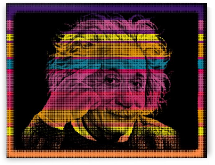 Famous Faces Pop Art Collection: Albert Einstein by PopArtApparel